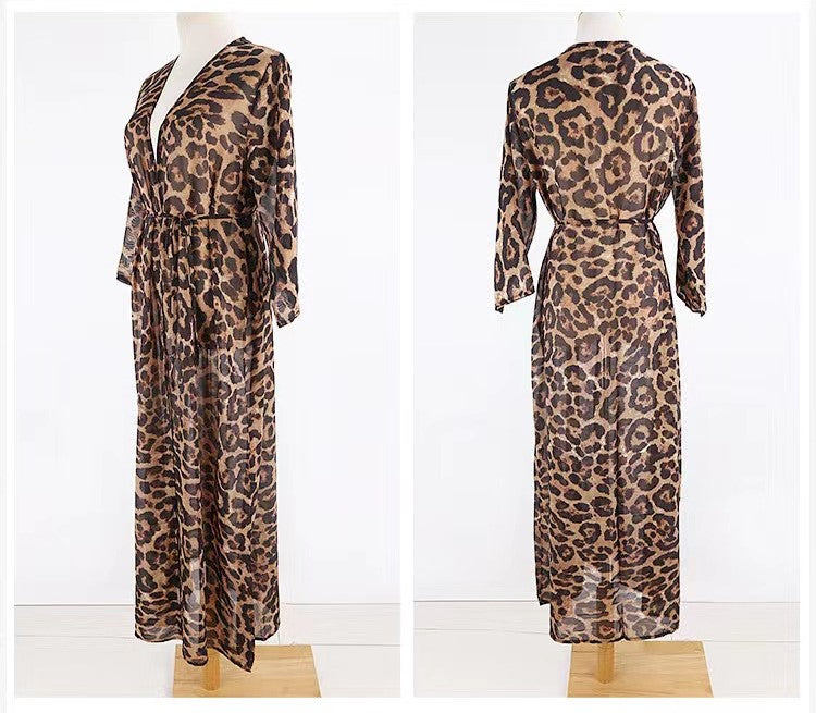 Cheetah Full Body Beach Cover Up