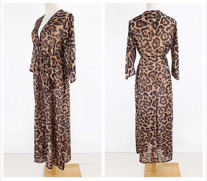 Cheetah Full Body Beach Cover Up