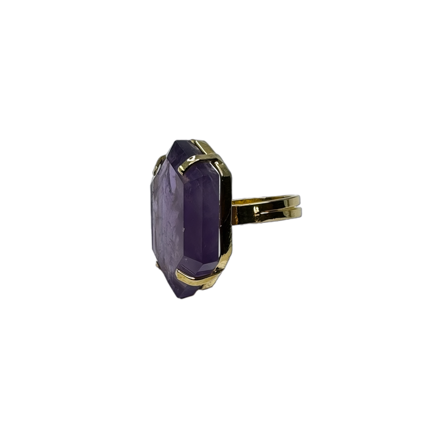 Ametista (Amethyst) Ring - Gold Plated