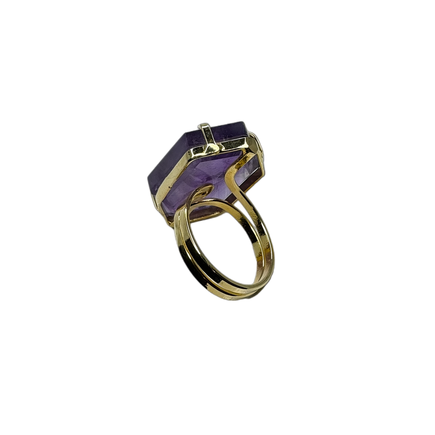 Ametista (Amethyst) Ring - Gold Plated