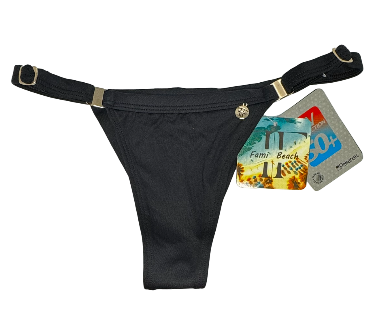 Adjustable Gold Charm Bikini Bottom