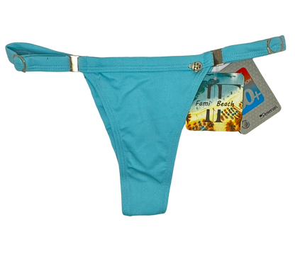 Adjustable Gold Charm Bikini Bottom